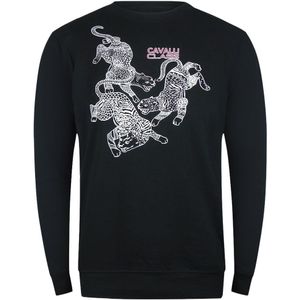 Cavalli Class - Paisley Leopards Design - Sweatshirt - Zwart