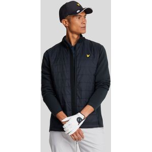 Lyle & Scott - Baffle - Gevoerde Golf Volledige Ritjas - Marineblauw
