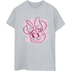 Li-cense Disney dames minnie mouse vet katoenen boyfriend t-shirt