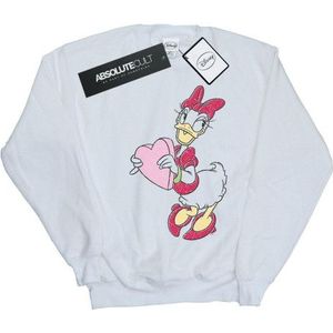 Li-cense Disney dames daisy duck love heart sweatshirt