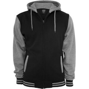 Urban Classics Heren tweekleurige zip hoodie