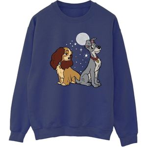 Li-cense Disney dames lady and the tramp maan sweatshirt