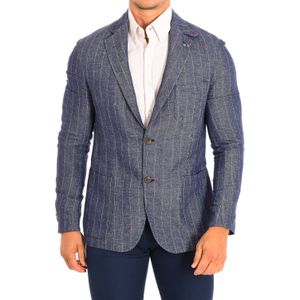 La Martina - Formal Blazer - Gespikkeld Blauw - Heren