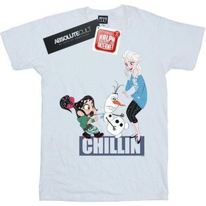 Li-cense Disney heren wreck it ralph elsa en vanellope t-shirt