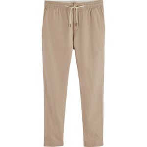 Scotch & Soda Warren straight fit twill jogger seastone sand