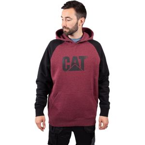 Caterpillar - Raglan - Hoodie - Rood - Katoen