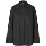 Second Female - Top lange mouw 60185 - Zwart