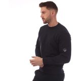 C.p. Company - Diagonal Raised Fleece Crewneck Sweatshirt - Blauw - Heren