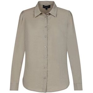 Elvira Collections Blouse minte taupe satin