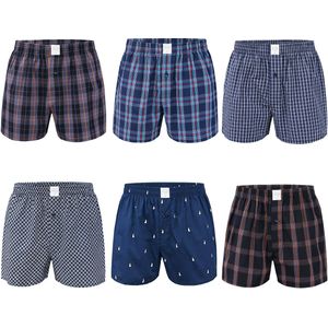 MG-1 Wijde boxershorts heren 6-pack d215 assorti pack