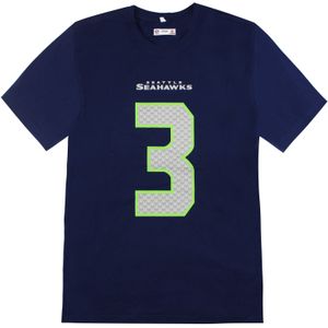 Fanatics - NFL Seattle Seahawks Russell Wilson - T-shirt - Navy Blauw