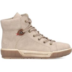 Rieker - N9303 - Veterschoenen - Wit - Rubber Zool - Uitneembaar Voetbed