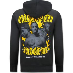 Top-Star - Legend - Tupac - Heren Hoodie - Zwart