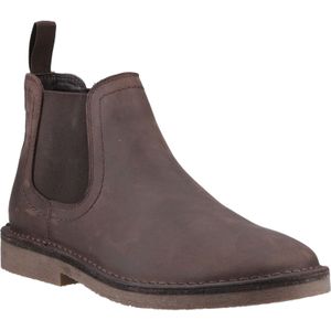 Hush Puppies - Shaun - Leren Boots - Wazig Bruin - Chelsea