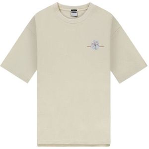 Kultivate - TS Luxury Valencia - T-shirt - Beige - Heren