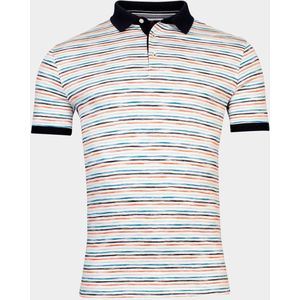 Baileys Polo korte mouw blauw poloshirt 315288/77