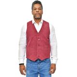 Geitensuède - Norwich - Gilet - Lichtgewicht - V-hals - Zwart