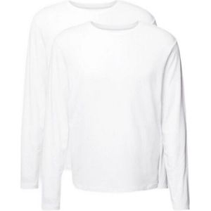 Tommy Hilfiger Heren regular t-shirt met lange mouwen (set van 2)