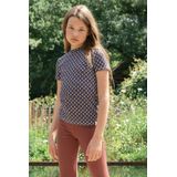 Looxs Revolution Fancy jersey top retro print voor meisjes in de kleur