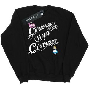 Li-cense Disney heren alice in wonderland curiouser sweatshirt