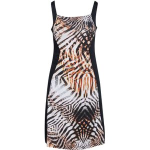A-lijn Jurk - Dierenprint - Zacht en Zijdeachtig - Vrouwelijk Silhouet