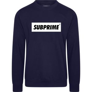 Subprime Sweater block navy