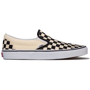 Men's Vans Slip On Skate Shoes in Black-White
