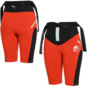 Puma - Biker Shorts - Rood - Dames - Paneled