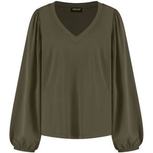 Lady Day - Tress - Top - V-hals - Lange Mouwen - Rechte Pasvorm