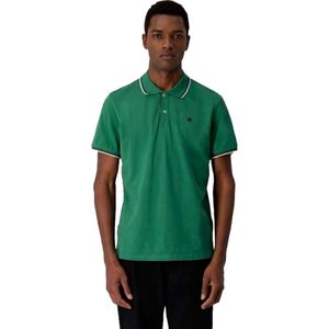 Champion - Poloshirt - Beige Groen Zwart - Kwartmouw - Normale Pasvorm
