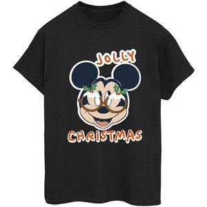 Li-cense Disney dames mickey mouse jolly christmas bril katoenen vriend t-shirt