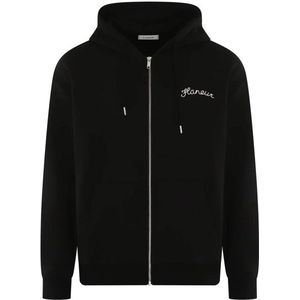 Flaneur Homme Heren signature zip-up hoodie