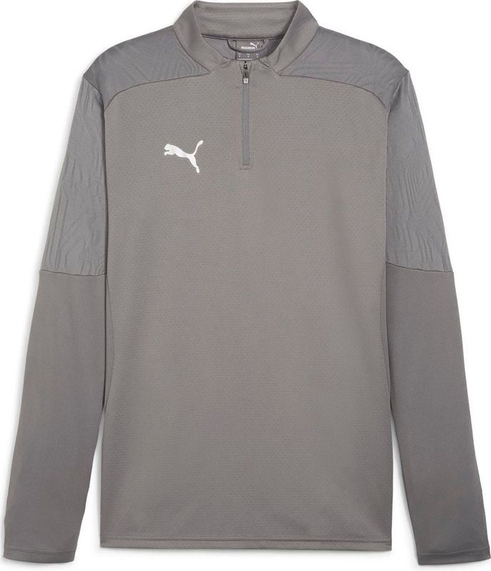 Puma - TeamFINAL - Training Top - Grijs - 1/4 Rits - Heren