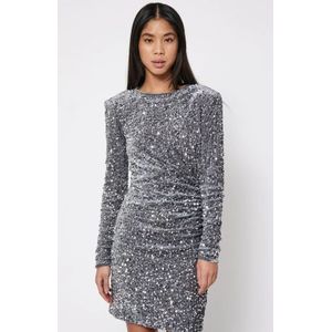 Norr Milan dress silver -