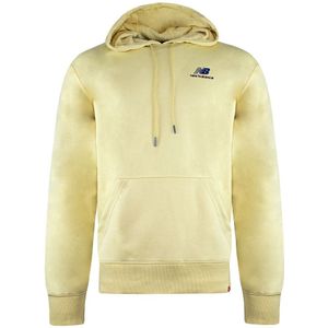 New Balance - Essentials - Geborduurde Hoodie - Geel - Lange Mouw