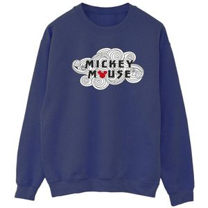 Li-cense Disney dames mickey mouse swirl logo sweatshirt