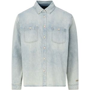 Denham Ben casual overhemd met lange mouwen