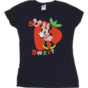 Li-cense Disney dames minnie mouse so sweet strawberry katoenen t-shirt