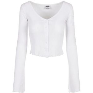 Urban Classics Dames ribbed cropped vest