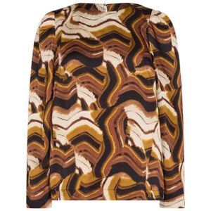 Free Quent Wish blouse black & brown