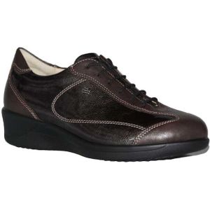 Finn Comfort - Sorrent - Veterschoenen - Zwart - Lak - Wijdte H