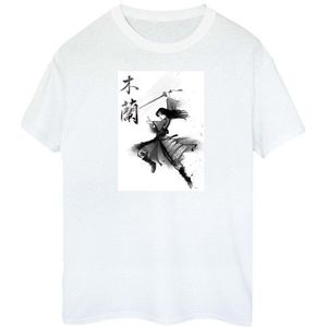 Li-cense Disney dames mulan movie sword jump katoenen t-shirt