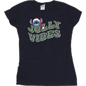 Li-cense Disney dames lilo & stitch jolly chilling vibes katoenen t-shirt