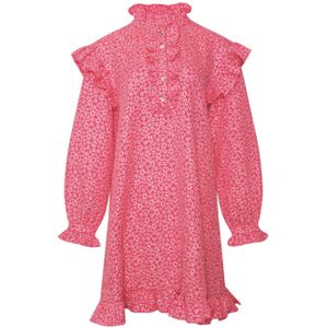 Reno Ruby Ruffle-jurk in lichtroze