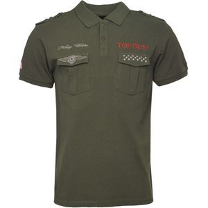 TOP GUN - Shirt - Kaki - 20213003 - Poloshirt