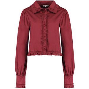 Harper & Yve - Blouse Ellie - Bordeauxrood - Dames