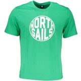 Circle - T-shirt - Groen - Korte Mouwen - Crew Neck