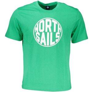 Circle - T-shirt - Groen - Korte Mouwen - Crew Neck