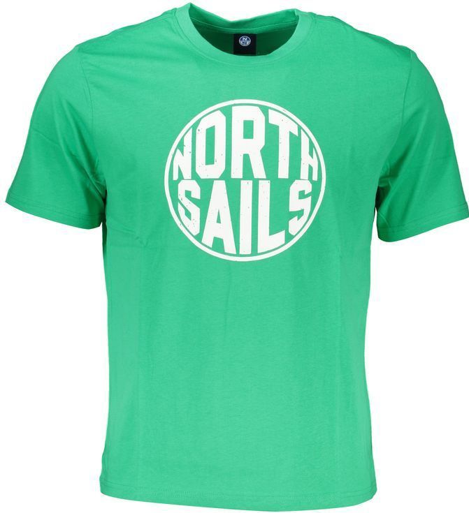 Circle - T-shirt - Groen - Korte Mouwen - Crew Neck