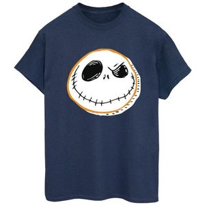 Li-cense Disney dames the nightmare before christmas jack gezicht katoenen vriendje t-shirt